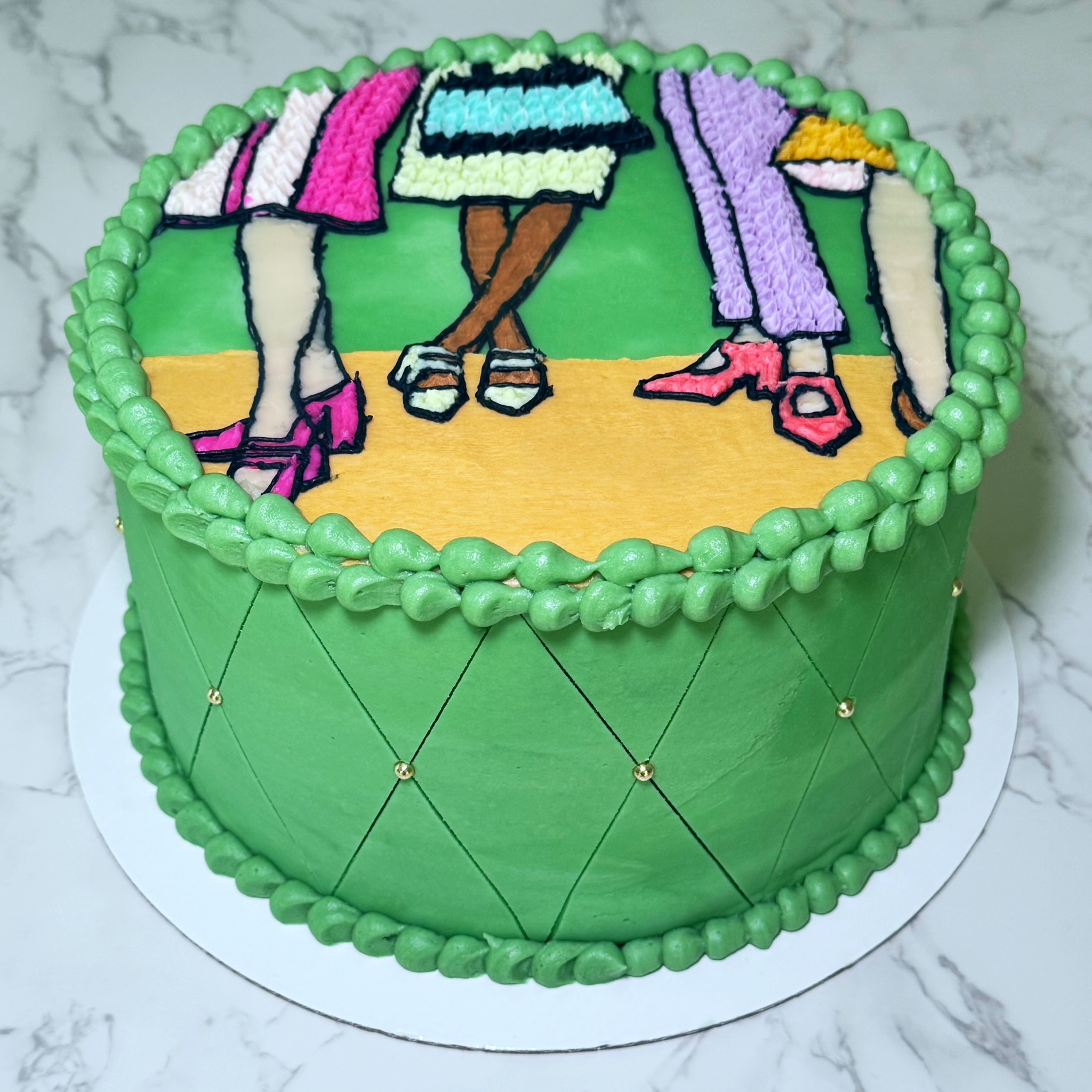 Fashion birthday cake