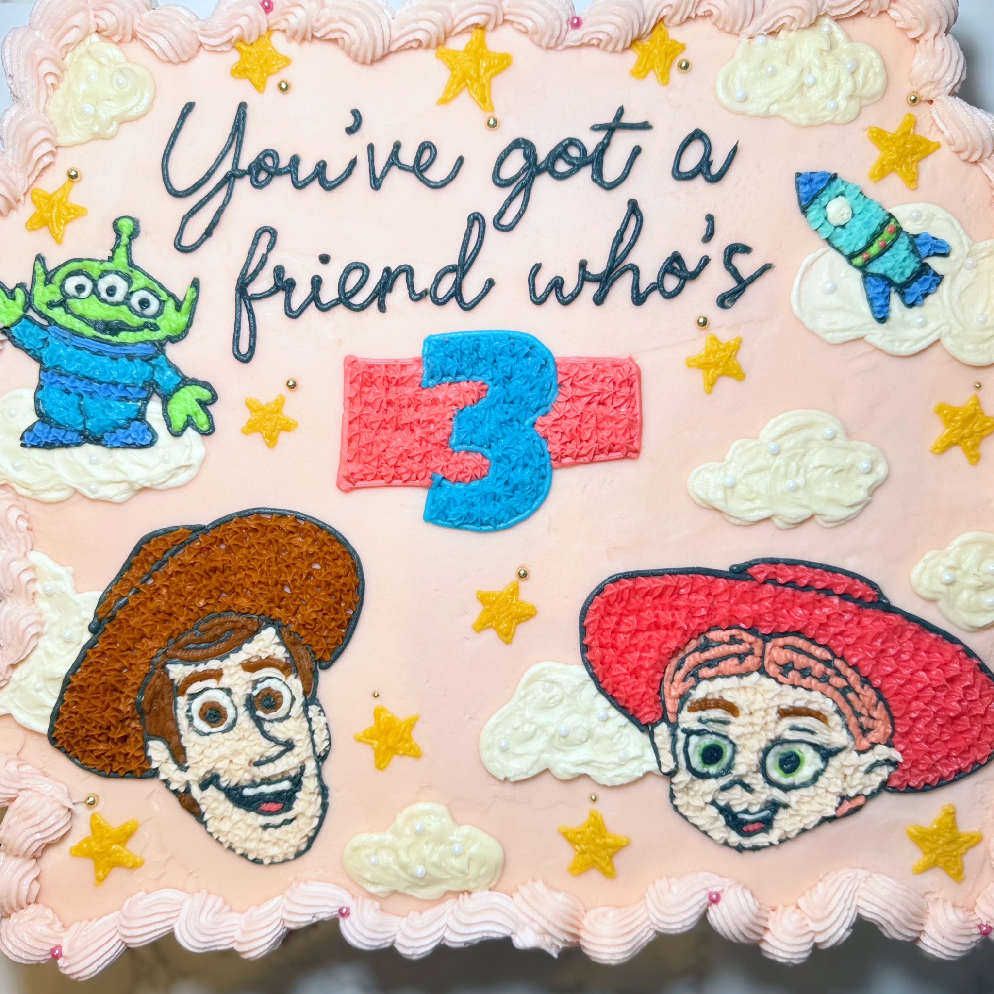 Toy Story birthday cake